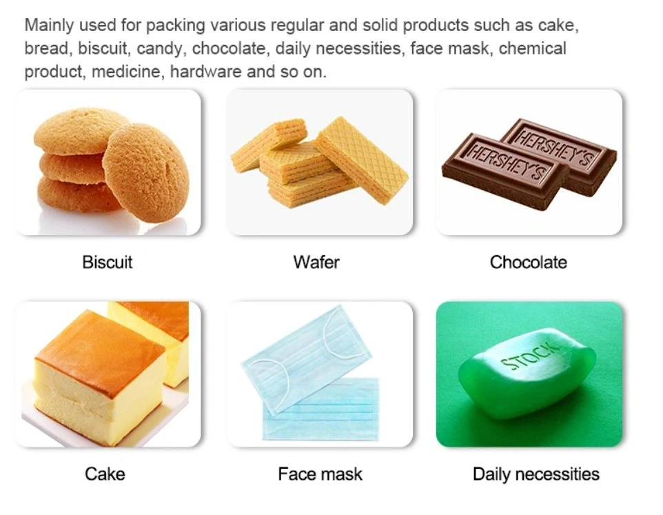 Soap Bar Biscuits Cookies Cake Bread Cupcake Automatic Flow Wrap Wrapper Packaging Packing Equipment