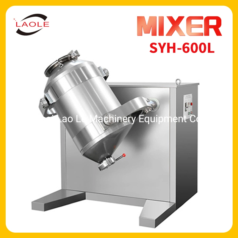 Small 3D Movement Mixer with High Quality Dry Powder Mixing Machine