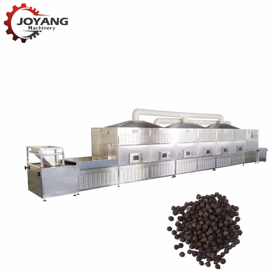 Tunnel Belt Conveyor Microwave Oregano Powder Dryer Equipment