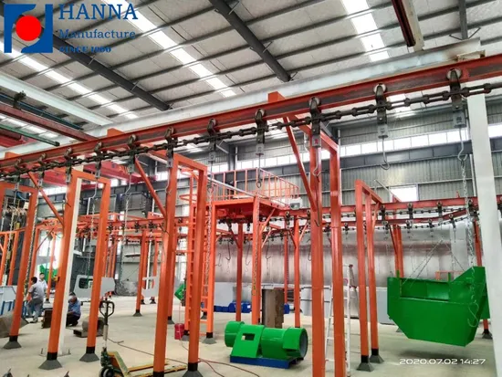 30 Years Experience Overhead Conveyor Powder Coating Equipment Factory
