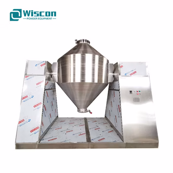 Plastics and Pellets Double Cone Drum Mixer Blender Mixture Machine
