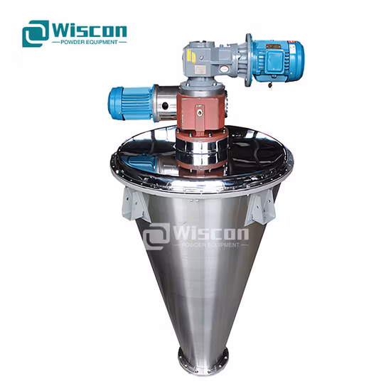 Detergents Cleaning Agents Food Grade Conical Cone Spiral Mixing Mixture Machine