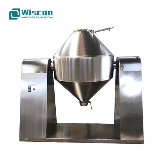 Pharmaceutical Excipients Granules Double Cone Drum Mixer Blender Mixture Machine