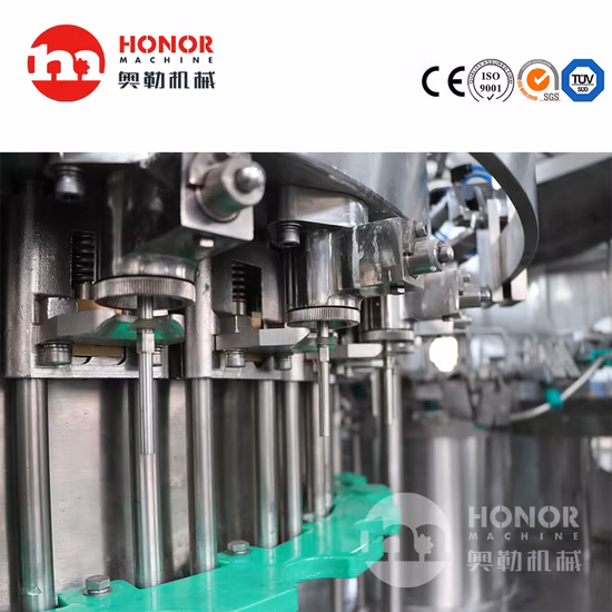 Rotary Type Automatic Filling Capping Packaging Equipment for Carbonated Drink Pure Water Beverage Production Line